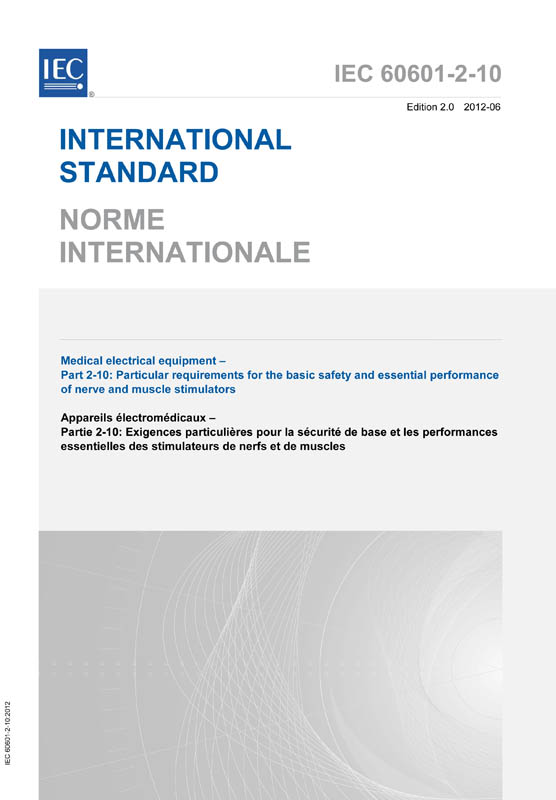 Cover IEC 60601-2-10:2012